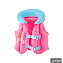 Colete Inflável 45cm com Cinto Unicórnio - Tudo em Caixa