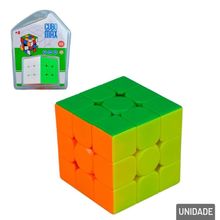 Cubo Mágico PRO 3x3 5,5cm Médio Neon Color - Tudo em Caixa