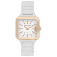 Relógio Mormaii Feminino Ref: Mo2036js/8b Esportivo Retangular Branco