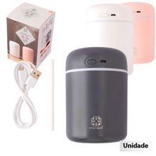 Umidificador de Ambiente USB 300ml Plástico Colors - Tudo em Caixa