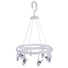 Varal de Plástico 12 Prendedores Redondo Cristal - Tudo em Caixa