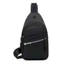 Mochila Bolsa Tiracolo Transversal Pochete de Peito Cross Body Impermeável com Saída para fone de ouvido