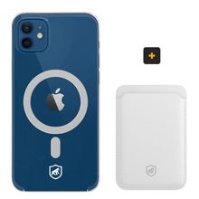 Kit Magsafe - Capa case capinha e Carteira para iPhone 12 - Gshield