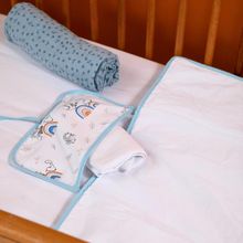 Trocador Porta Fraldas Portátil Dino 66Cm X 40Cm  Papi Baby