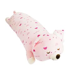 Urso Cilindro Pijama Rosa 60cm - Pelúcia