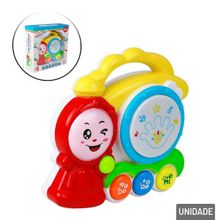 Trem Musical Infantil à Pilha LUZ e Som - Tudo em Caixa