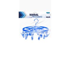 Varal Redondo Com 16 prendedores Sortido