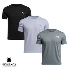 Kit 3 Camisetas Diadora Small Logo Masculina