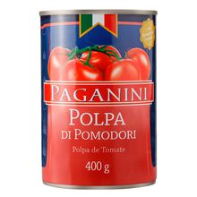 POLPA TOMATE PAGANINI DI POMODORI COM PEDAÇOS DE TOMATE 400G