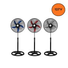 Ventilador 127V Pedestal Premium 60W - Preta