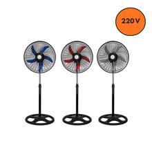 Ventilador 220V Pedestal Premium 60W - Preta