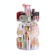 Organizador de Maquiagem Cosméticos Giratório 360° Acrílico