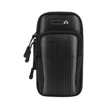 Bolsa de Braço Preta Esportiva Entrada para Fone de Ouvido