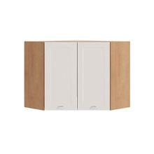 Armário Aéreo Canto Obliquo 2 Portas Riviera Branco 75x75x66 cm CD-685 Ditália