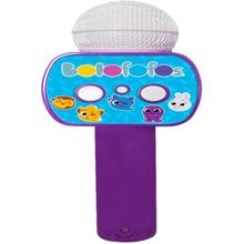Microfone Infantil Divertido Bolofofos Luz E Som - Fun F01160