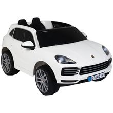 Carro Elétrico Infantil Porsche Cayenne S 12V Branco Bel
