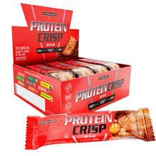 Barra de Proteína Protein Crisp Bar Peanut Butter Integralmedica 12x45g