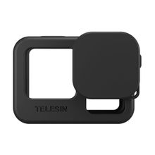 Capa Silicone + Tampa de Lente para GoPro 13/12/11/10/9 - Telesin