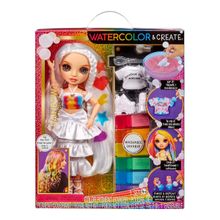 Boneca Rainbow High Criar Aquarela Olhos Castanhos - MGA