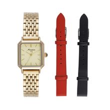 Relogio Mondaine Feminino Ref: 32915lpmvde1 1954 Dourado + Pulseiras