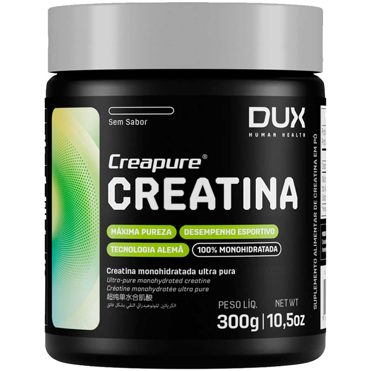 2x Creatina Monohidratada Creapure Dux 300g Sabor Sem Sabor