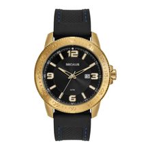 Relógio Seculus Masculino Ref:44225gpsvdu2 Esportivo Dourado
