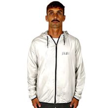 Jaqueta Corta Vento Masculino Branco Off White Corrida WSS Run Energia