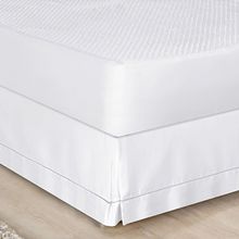 Saia para Cama Box 200 Fios Bia Casal Padrão 01 Peça 80% Algodão 20% Poliéster - Branco