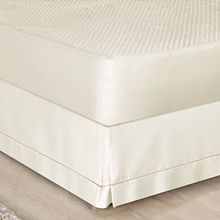 Saia para Cama Box 200 Fios Bia Casal Padrão 01 Peça 80% Algodão 20% Poliéster - Palha