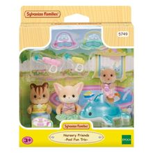 Sylvanian Families Amigos Jardim Infância Diversão Piscina