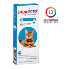 Antipulgas Transdermal MSD para Gatos 2,8 a 6,25kg Bravecto