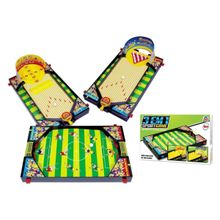 Jogo 3x1 SportGame Mini Futebol Boliche Tiro ao Alvo Braskit