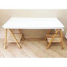 Cavalete De Madeira 100cm Apoio De Mesas E Tampos