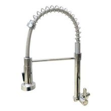 Torneira Cozinha Gourmet Inox Luxo Modelo:agua Fria Parede Prata