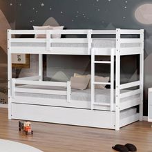 Treliche Infantil Eco Madeira Maciça Branco Mobilistore