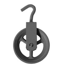 Roldana Para Poço 10cm (ferro Fundido) - Ideal Para Sistemas De Elevação Em Poços