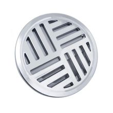 Ralo Grelha Anti-inseto Automático Inteligente Redondo 10x10cm Banheiro Lavatório Cromado Abs