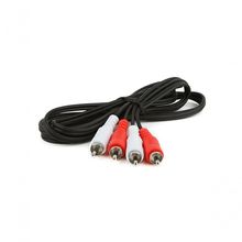 Cabo De Audio Evus C-092 2 Rca + 2 Rca Macho 4mm 1,5m