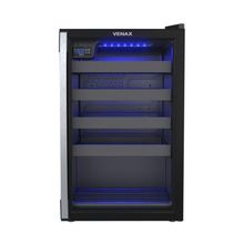 Adega Climatizada Venax Piubella 100 82L 24 Garrafas Preto 220V