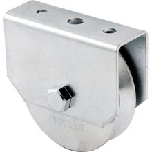 Roldana Para Portão 3 Tipo V Em Aço Zincado Caixa Fechada -