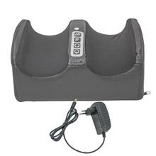 Aparelho Massageador De Pes Eletrico Shiatsu Pernas Bivolt Preto