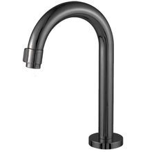Torneira De Mesa Baixa Tubo Redondo 23mm Modelo J Preto Fosco 1243 - 772199 - Stoc