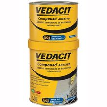 Adesivo Compound 1 Kilo - 121614 - Vedacit Adesivo 1kg Estrutural Compound