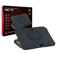 Base P/ Notebook Gamer C3tech Nbc-70bk, 15.6, 6x Fans, Usb 2.0, Preto