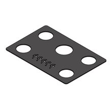 Vidro Preto Para Cooktop 5 Bocas Nardelli Preto