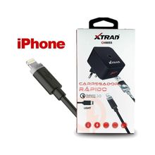 Cabo Com Fonte Carregador Turbo Xtrad Para Iphone