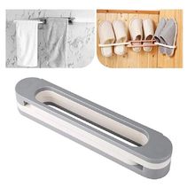 Kit Sapateira De Parede 3 Pares Organizador De 6 Chinelos Pantufa Suporte Multiuso Guarda Roupa Armario Porta Toalha Cor