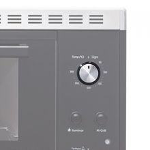 Botão Giratório Retrátil Para Forno De Embutir Prata Bivolt