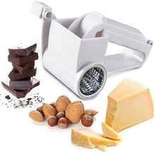 Ralador Fatiador Queijo Profissional 3 Laminas Giratorio Manual Manivela Rala Fatia Presunto Chocolate Inox 3 Em 1 Multi