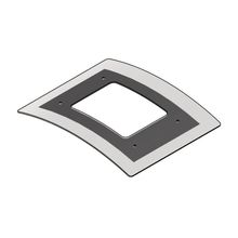 Vidro Curvo Para Coifa De Ilha 75 Cm